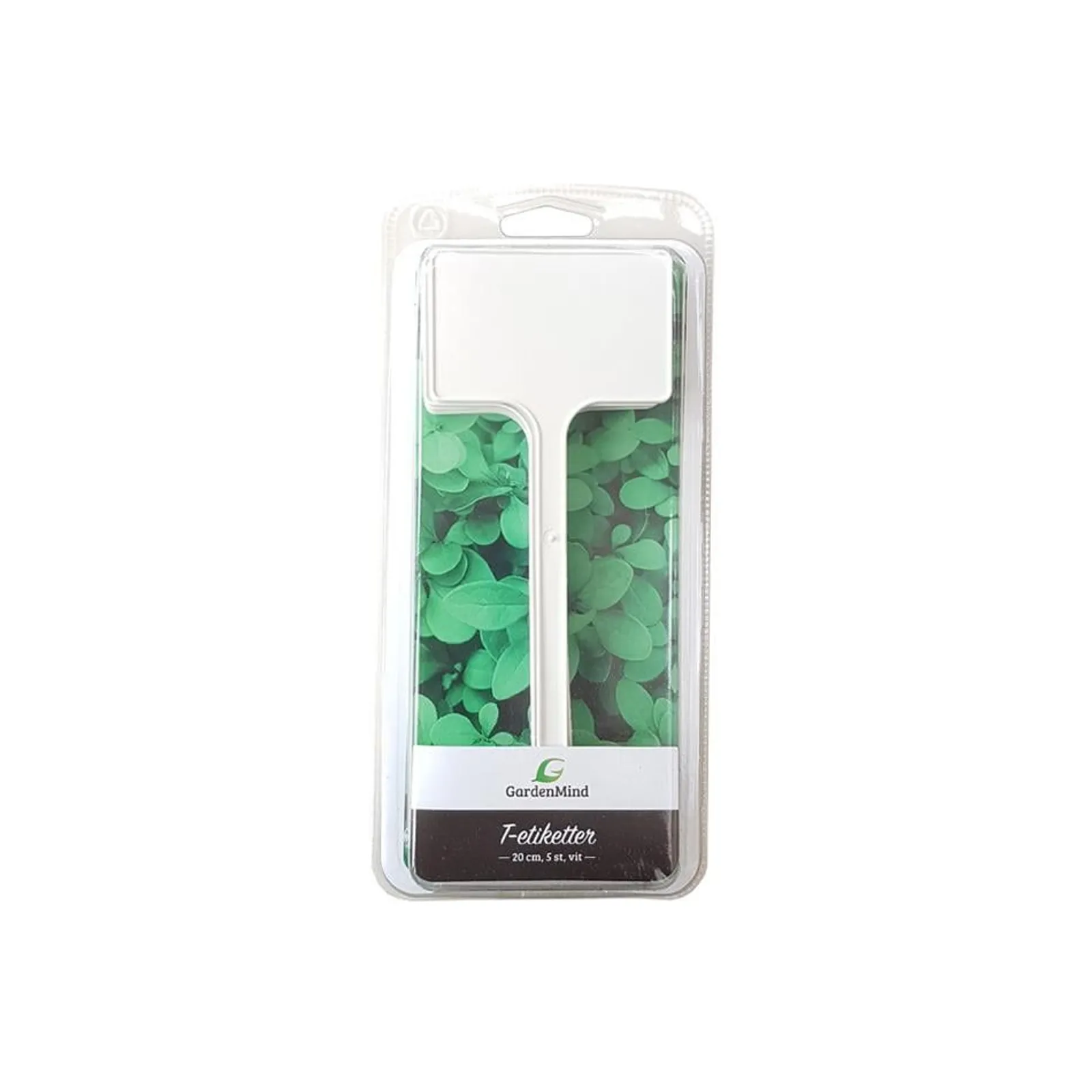 T-etikett GardenMind Rak Vit 5st 20 cm