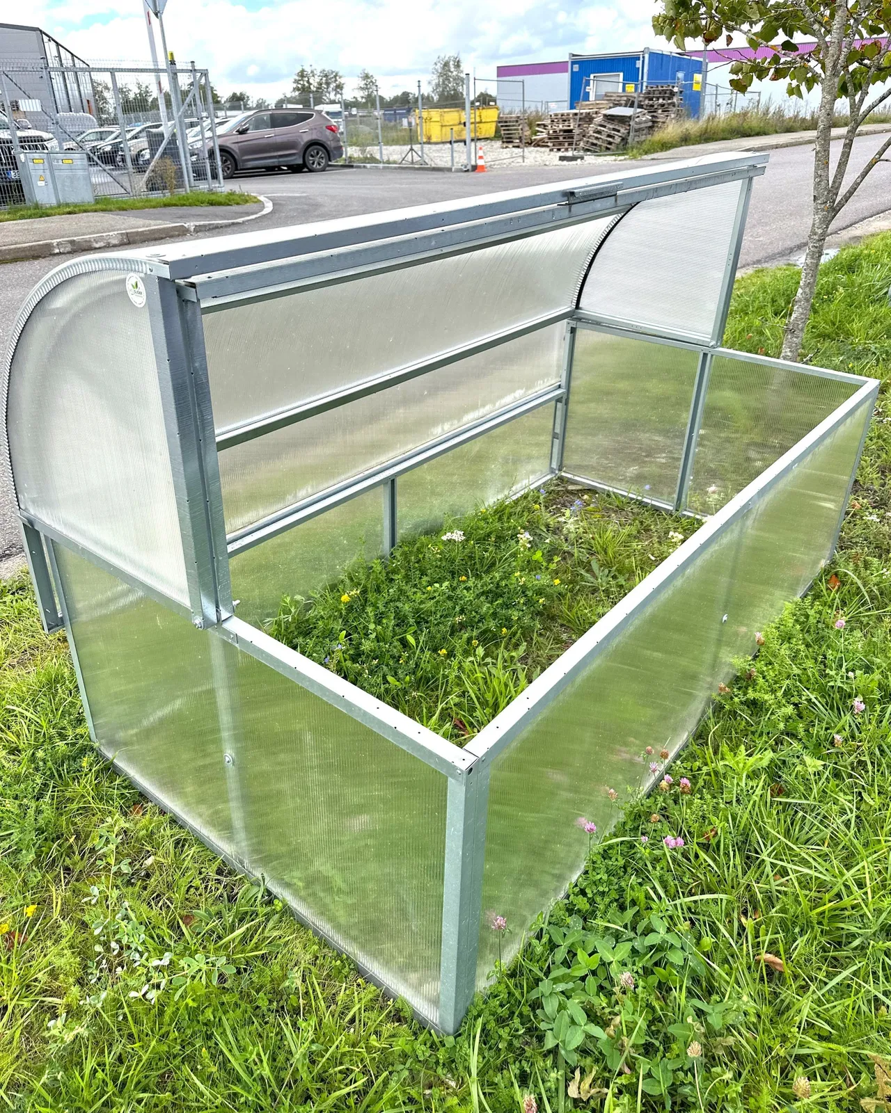 EcoSlider Maxi miniväxthus 2,1 m², hög modell