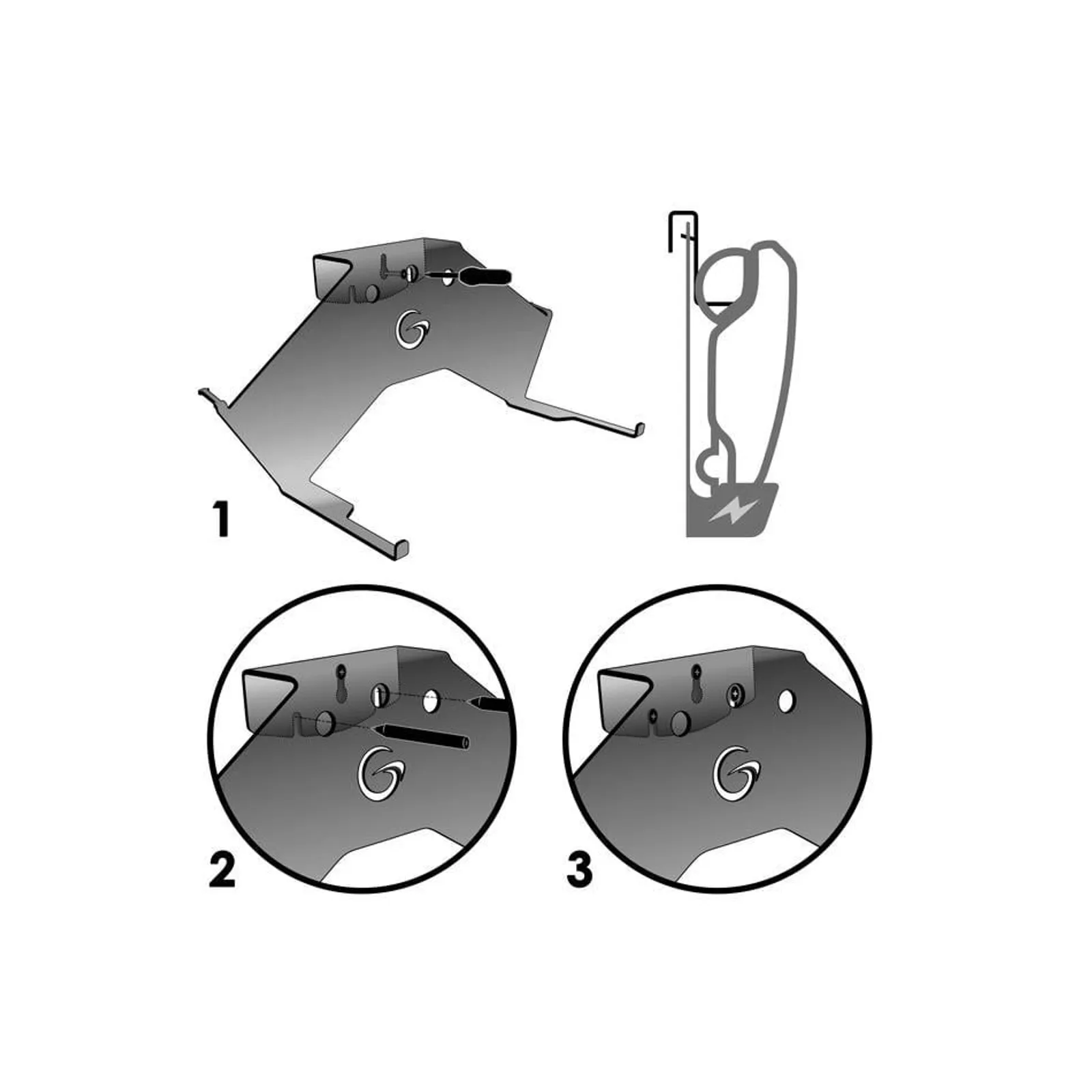 Vägghängare för Einhell GC-RM 500 / Freelexo 600/900 & Mowox RM 30/45/50