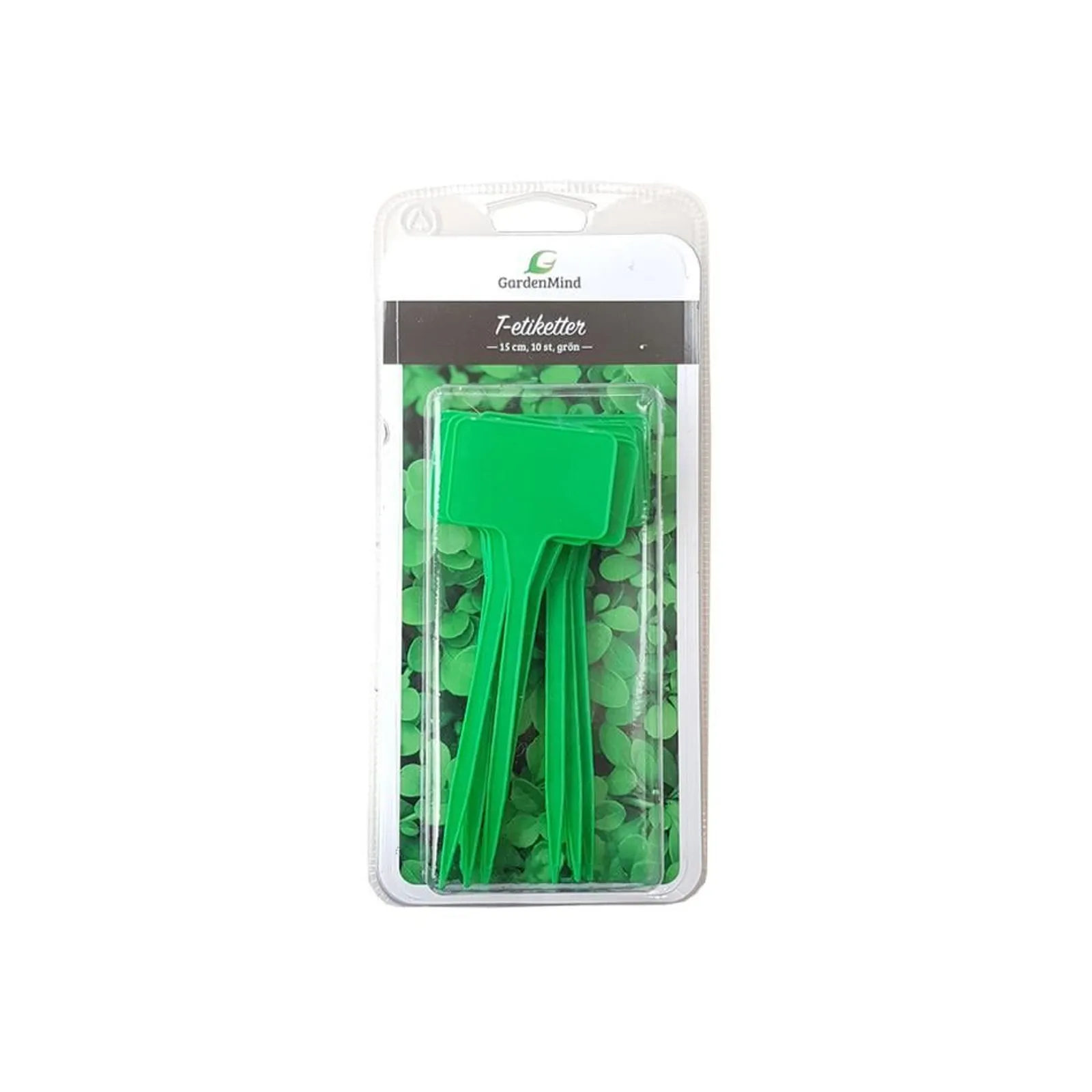 T-etikett GardenMind Rak Grön 10st 15 cm