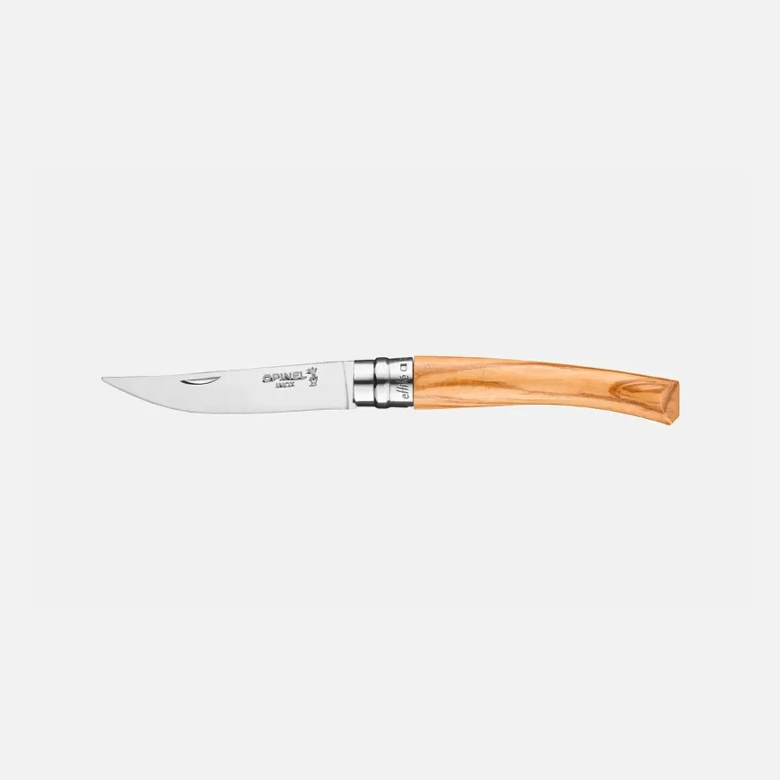 N08 Inox Kniv Slim Olivträ Opinel