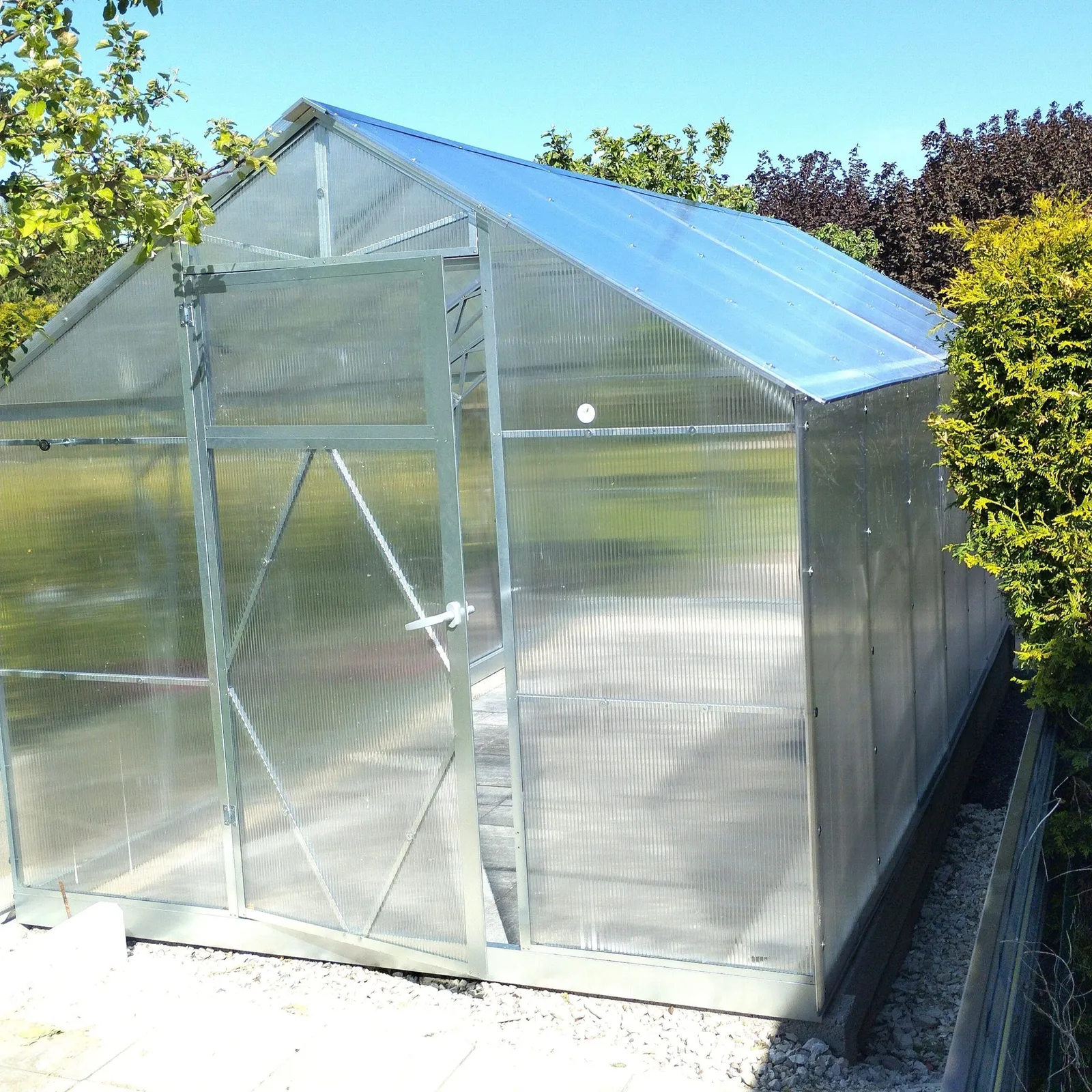 Växthus EcoSlider House 2,5 - 15,6 m² - galvaniserat stål - miniatyr 7