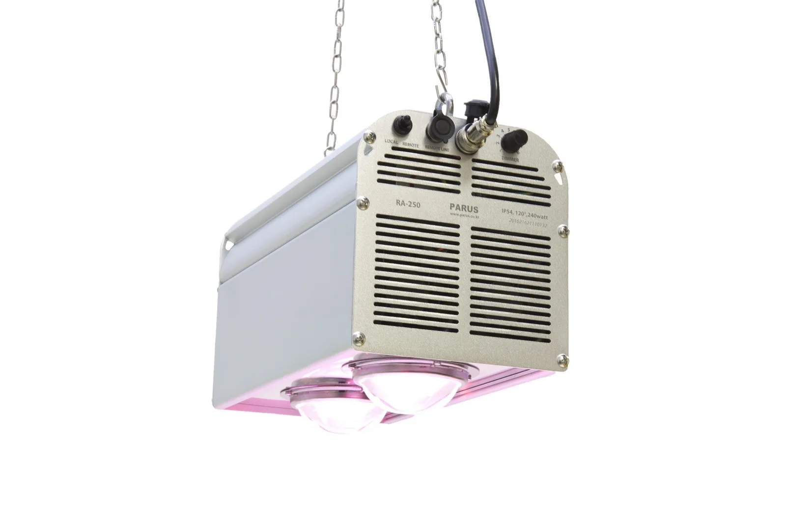 Växtarmatur Venso COB250 RBC 240W — närbild
