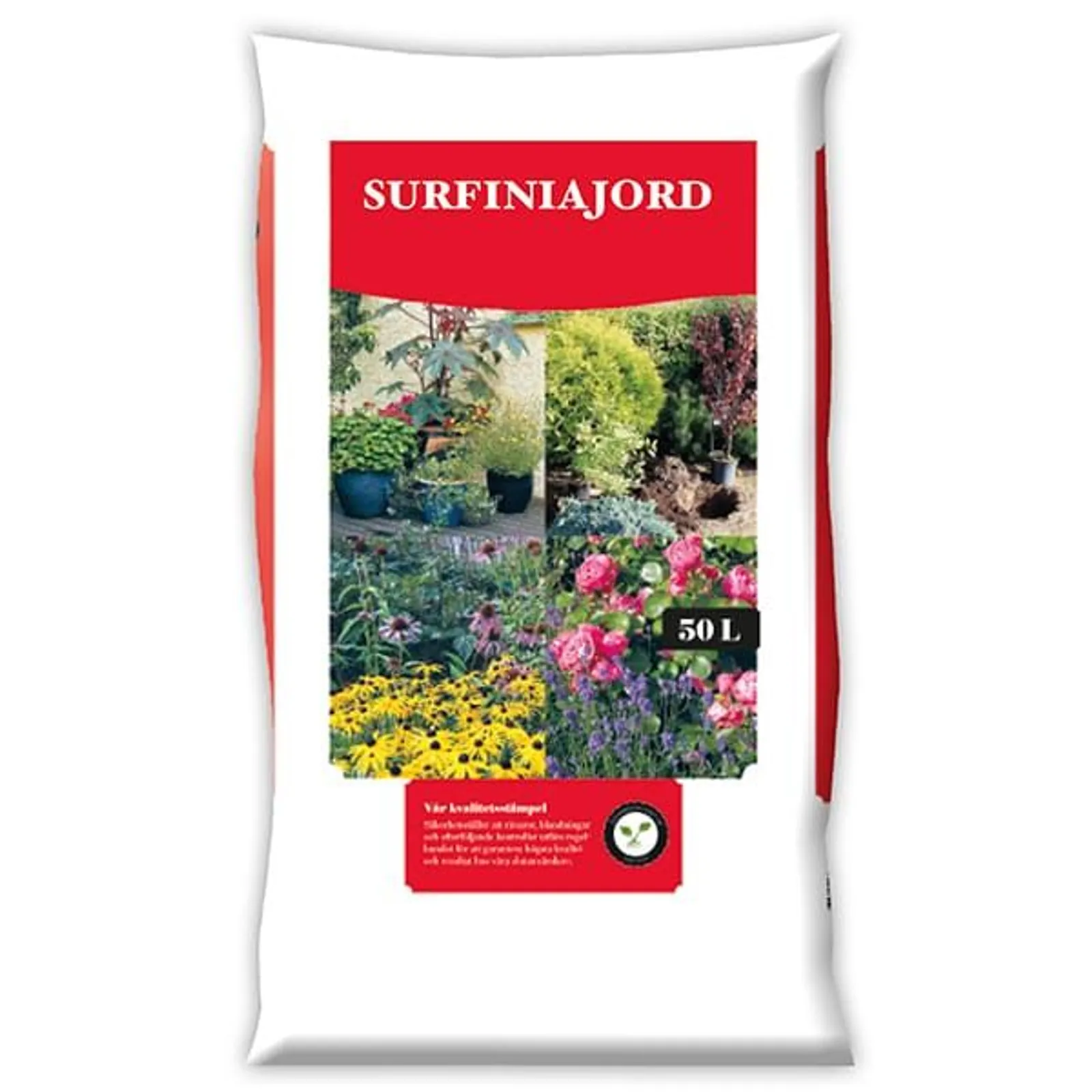 Surfiniajord Fagerhults Röd, Pall 50l (45st)