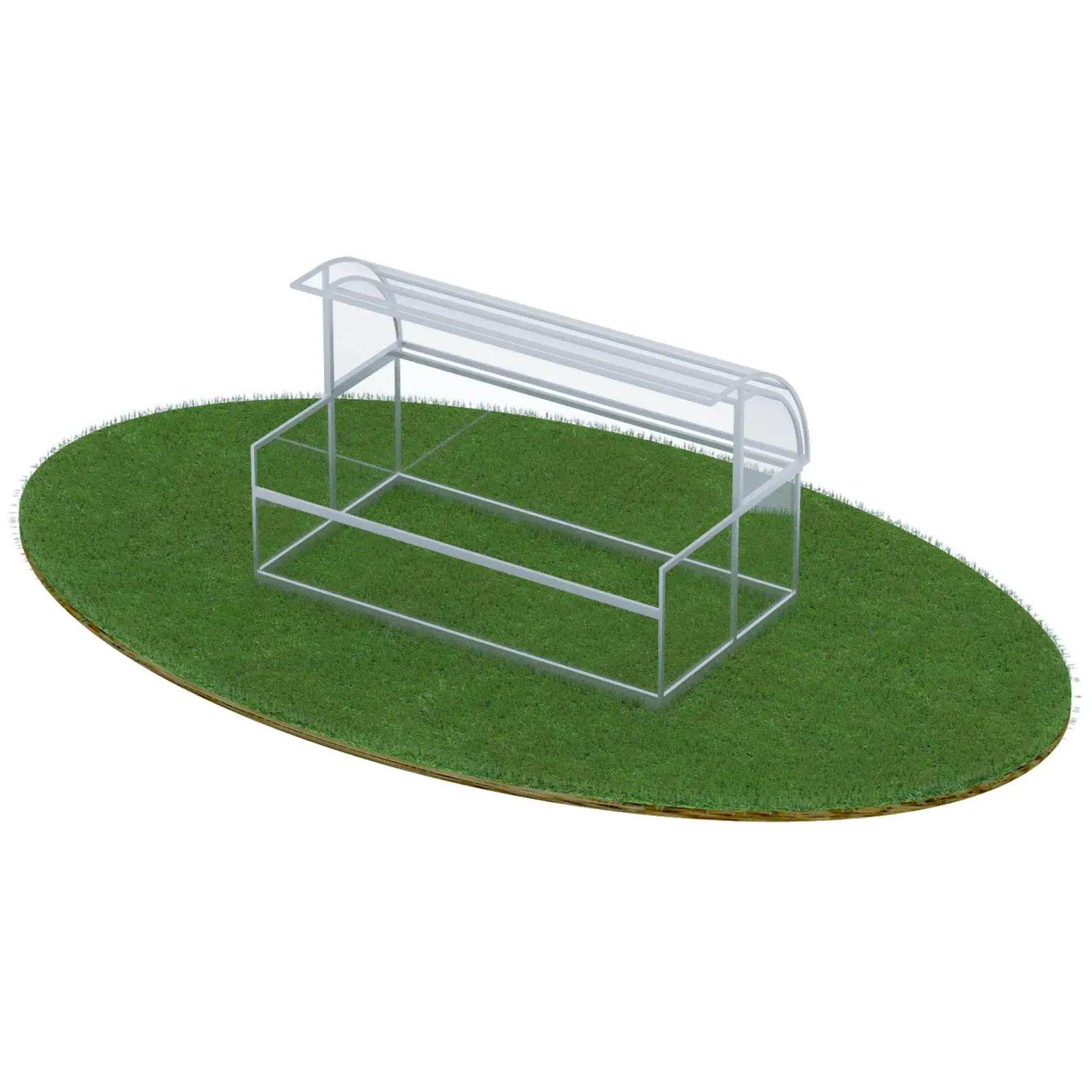 EcoSlider Maxi miniväxthus 2,1 m², hög modell - miniatyr 10