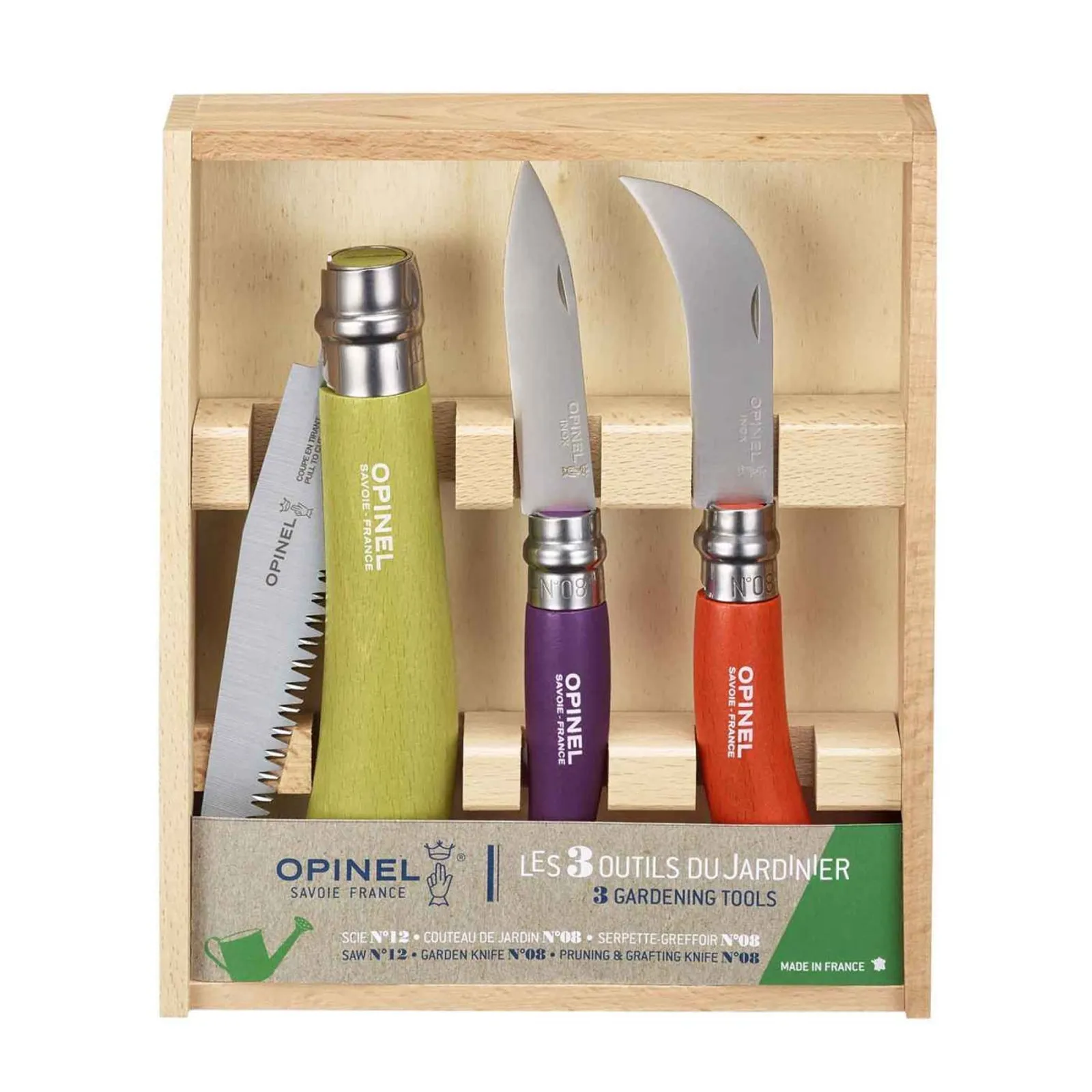 Set 3st Trädgårdsknivar Opinel
