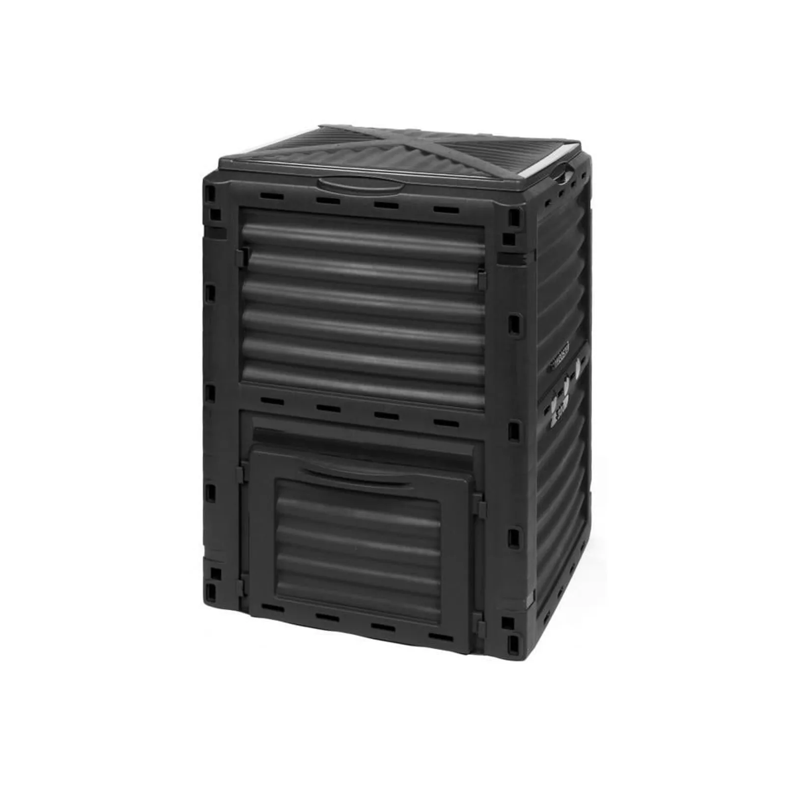 Trädgårdskompost greenline Garden Easy Svart 300 l — närbild