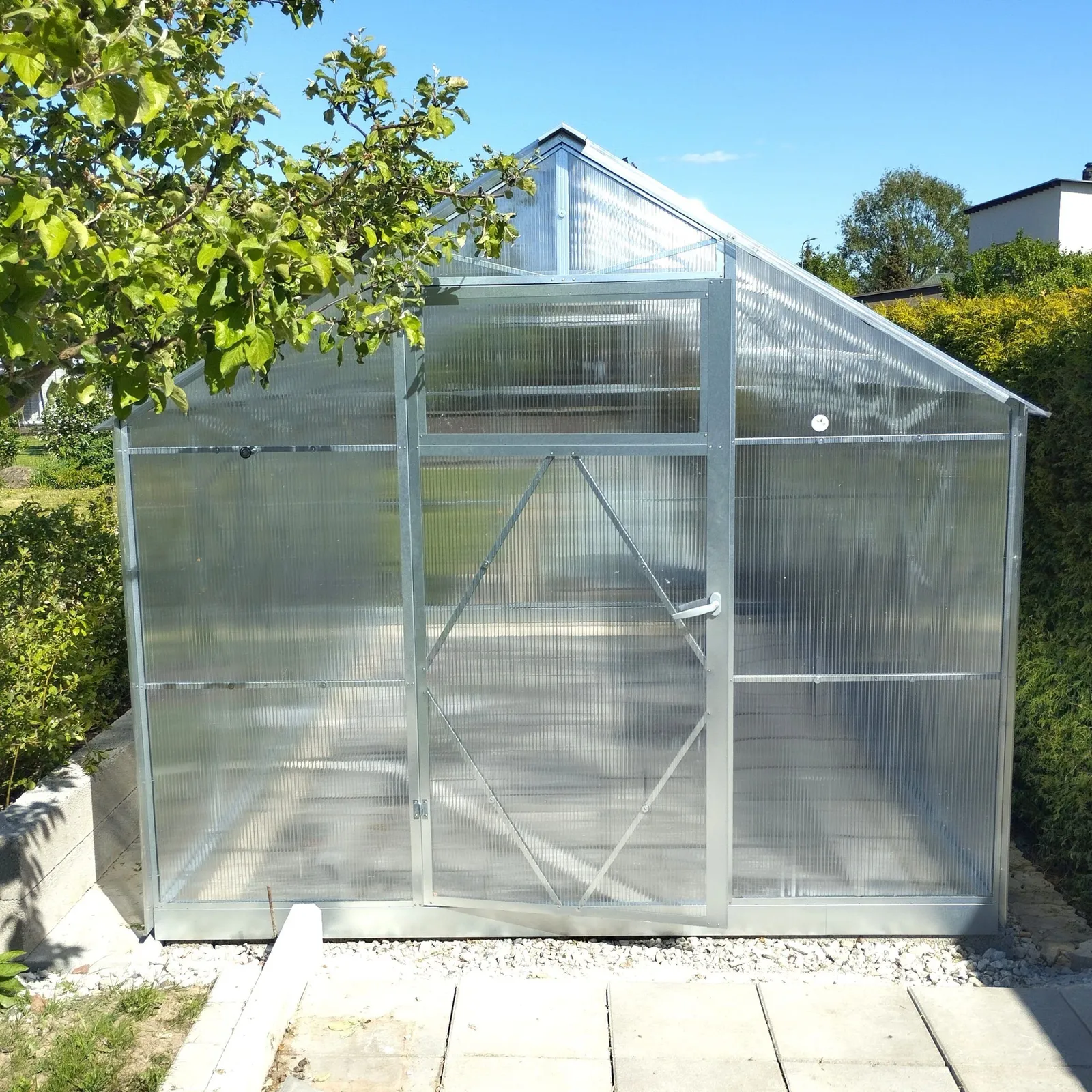 Växthus EcoSlider House 2,5 - 15,6 m² - galvaniserat stål - miniatyr 6