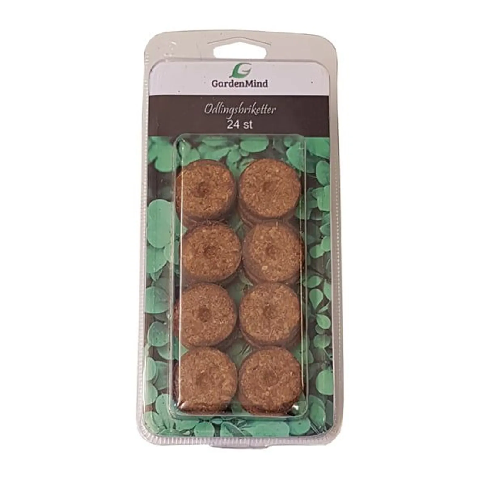 Odlingsbriketter GardenMind Torv 24-pack