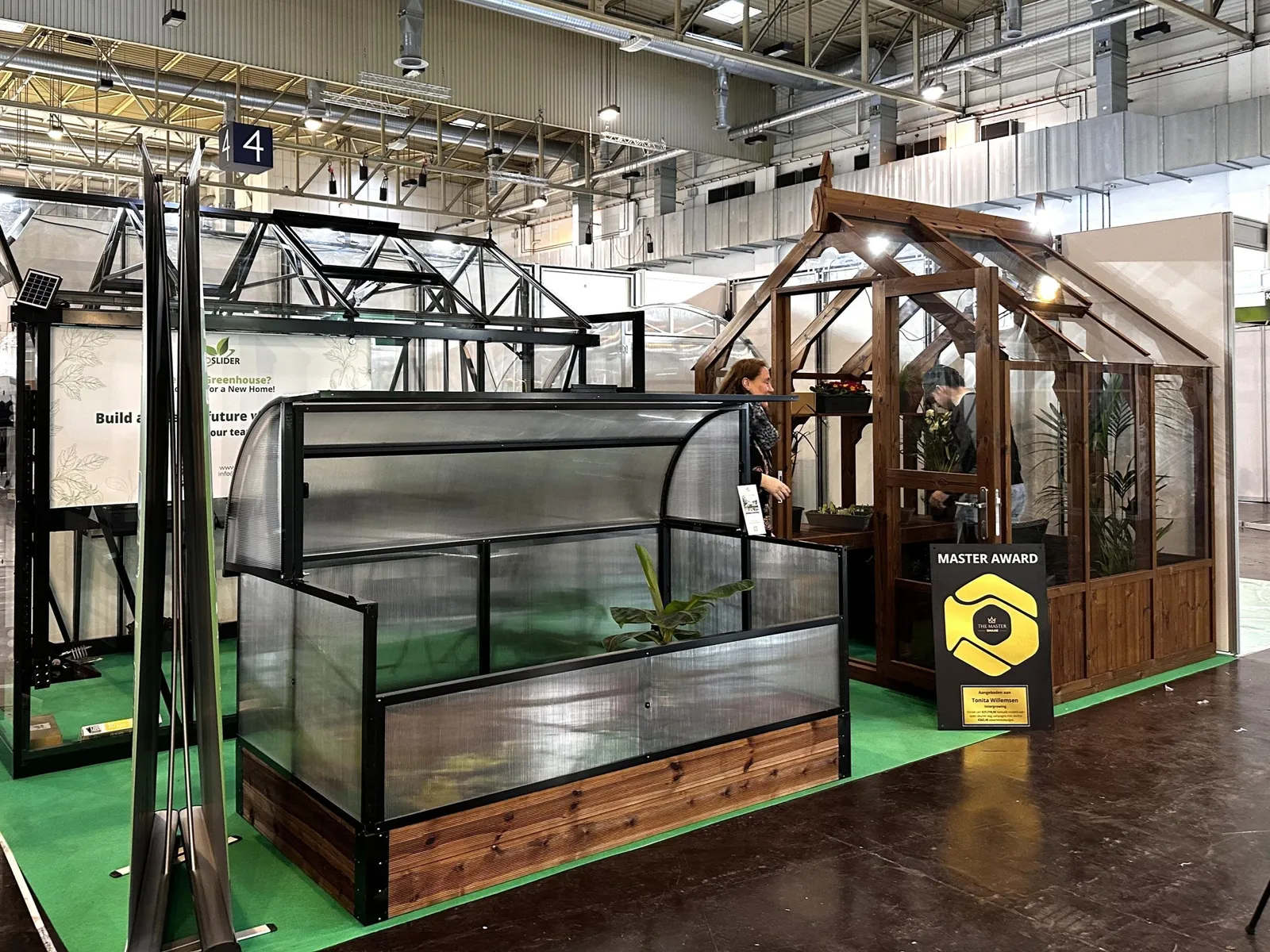 EcoSlider Maxi miniväxthus 2,1 m², hög modell - miniatyr 17