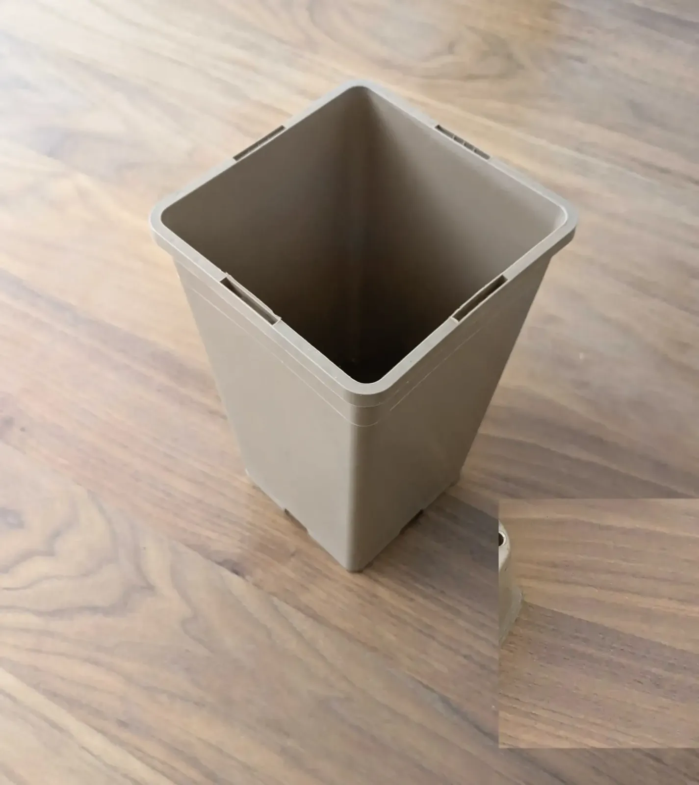 Fyrkantskruka hög 12 cm, gråbeige, 5-pack