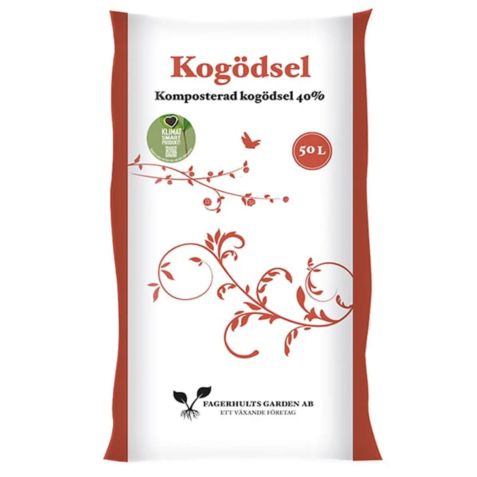 Kogödsel Fagerhults Kogödsel 40%, Pall 50l (45st)