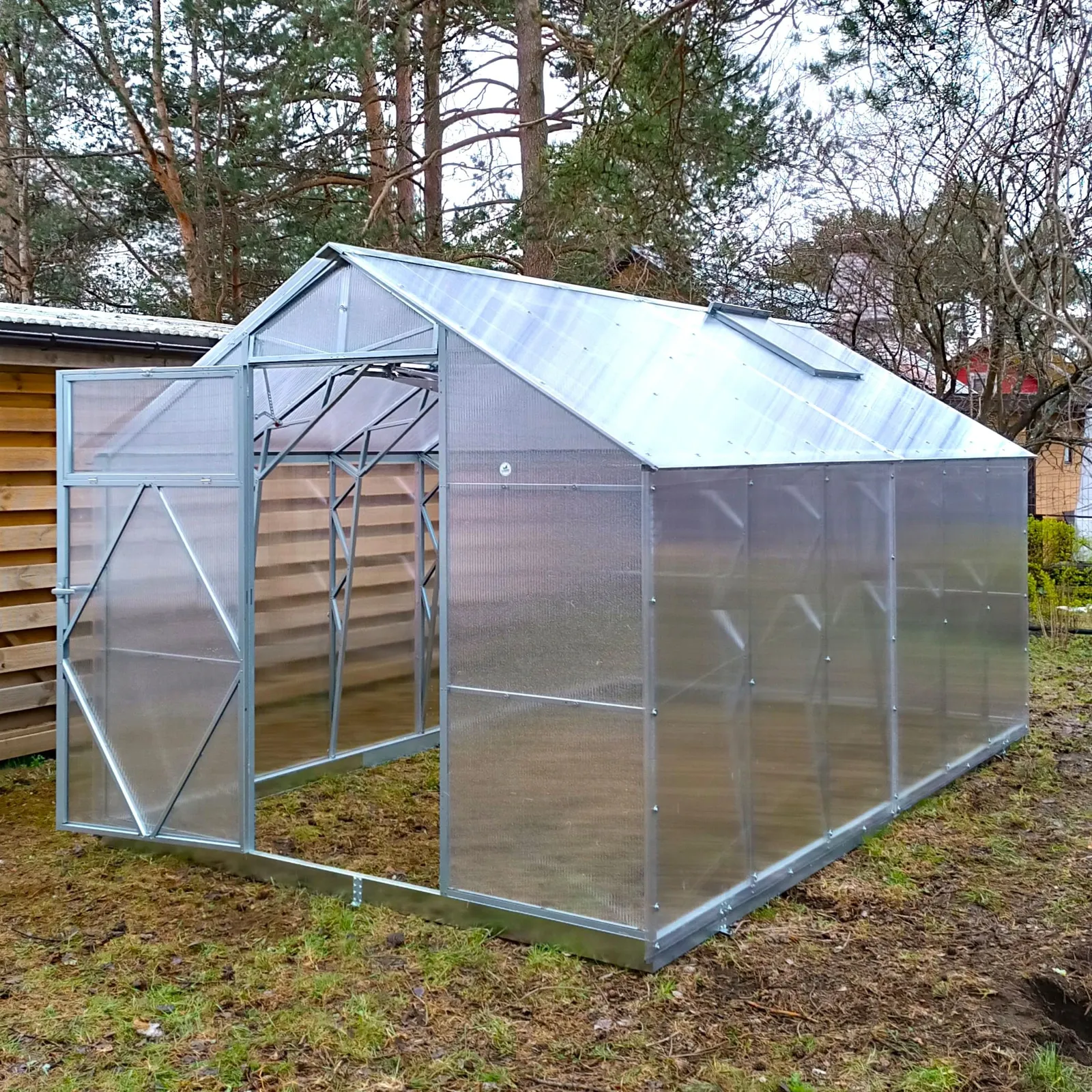 Växthus EcoSlider House 2,5 - 10,32 m² - galvaniserat stål - bild 6