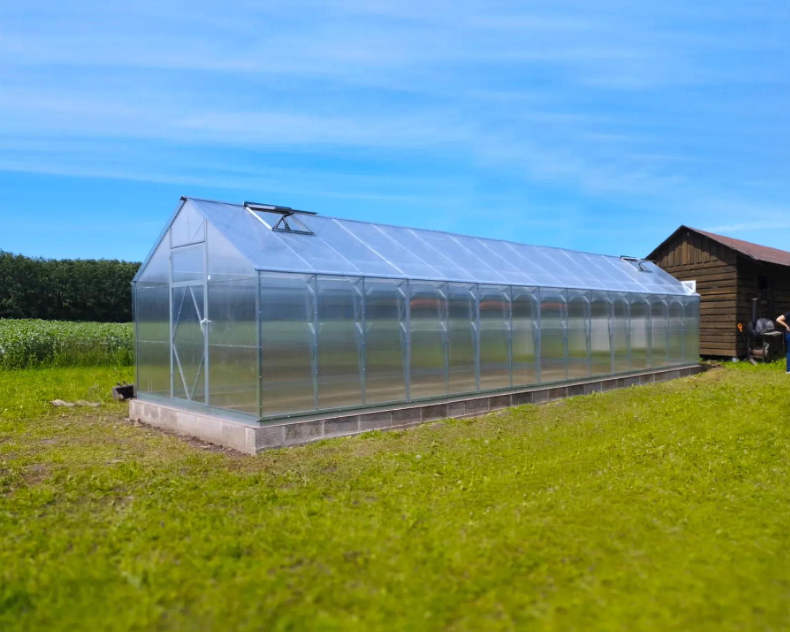 Växthus EcoSlider House 3,0 - 25,05 m² - galvaniserat stål - bild 5