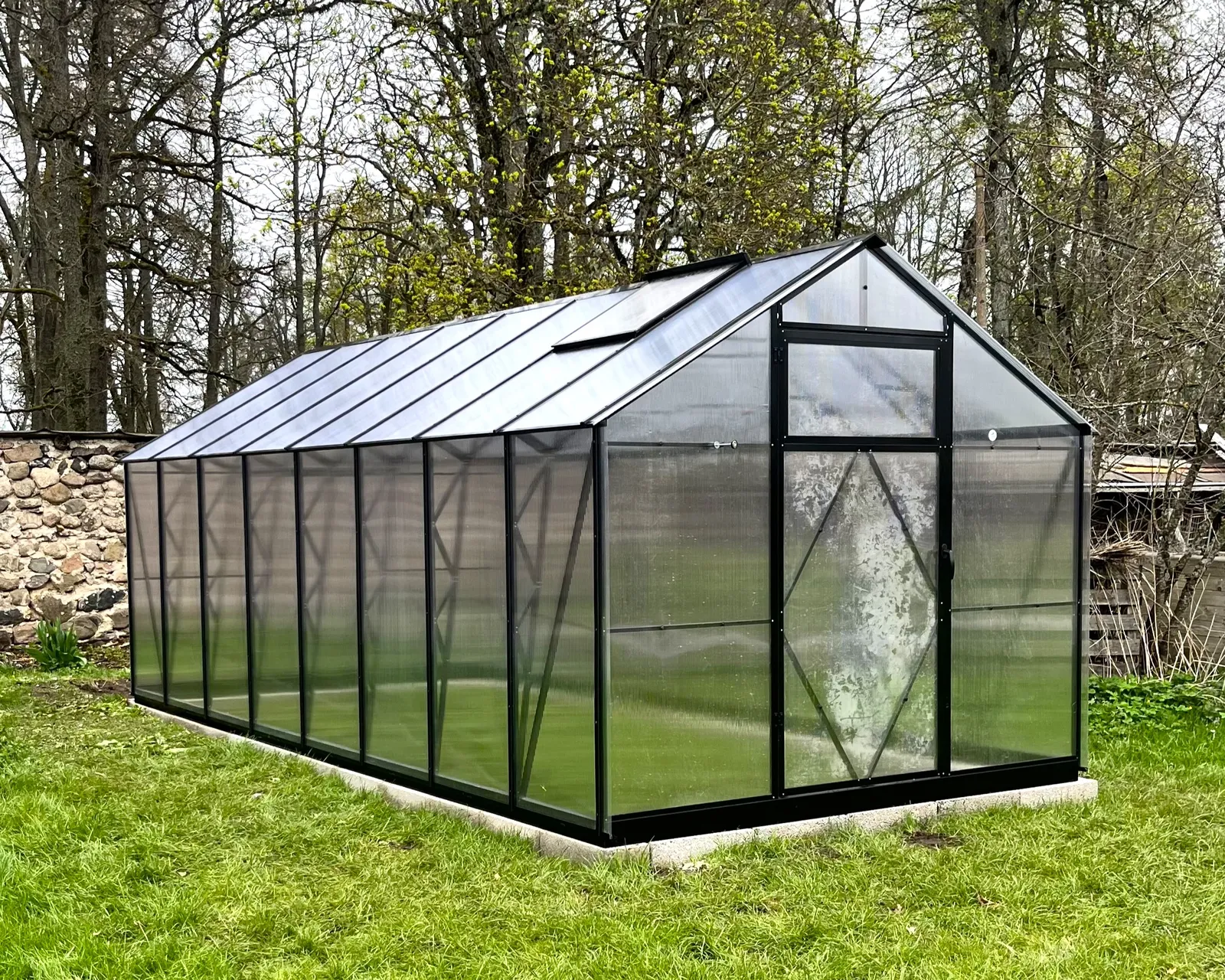 EcoSlider Lux 2,5 13,75 m² interiör med plantor