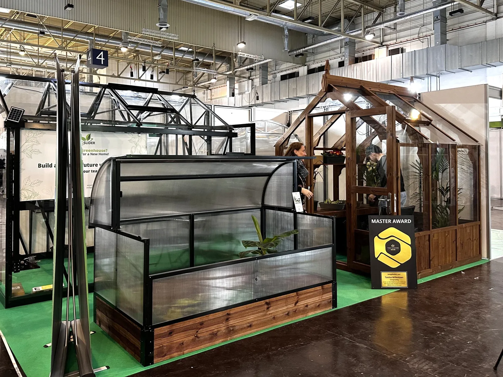 EcoSlider Maxi miniväxthus 2,1 m², hög modell - bild 17