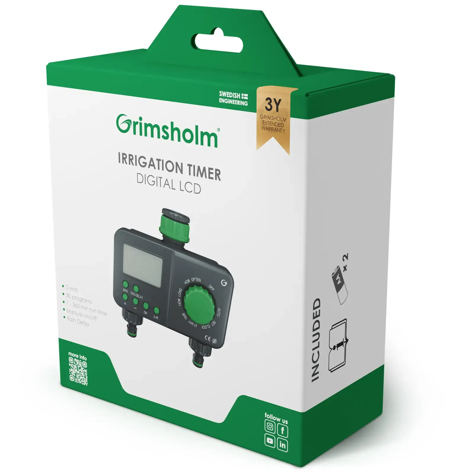 Timer Grimsholm Digital LCD — detalj