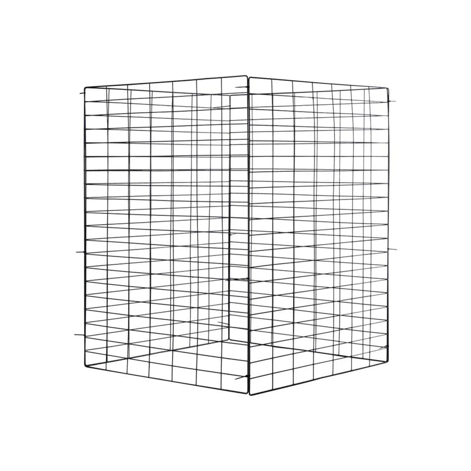 Trädgårdskompost Keeper galler 4-Sidor, 70X70X90 Cm Antracit 10P — närbild