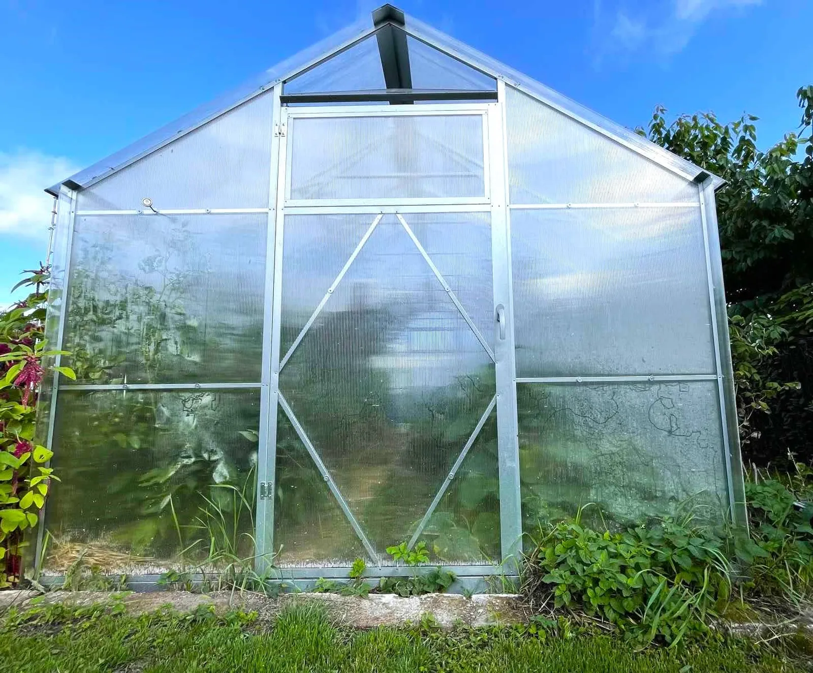 Växthus EcoSlider House 2,5 - 31,45 m² - galvaniserat stål - bild 4