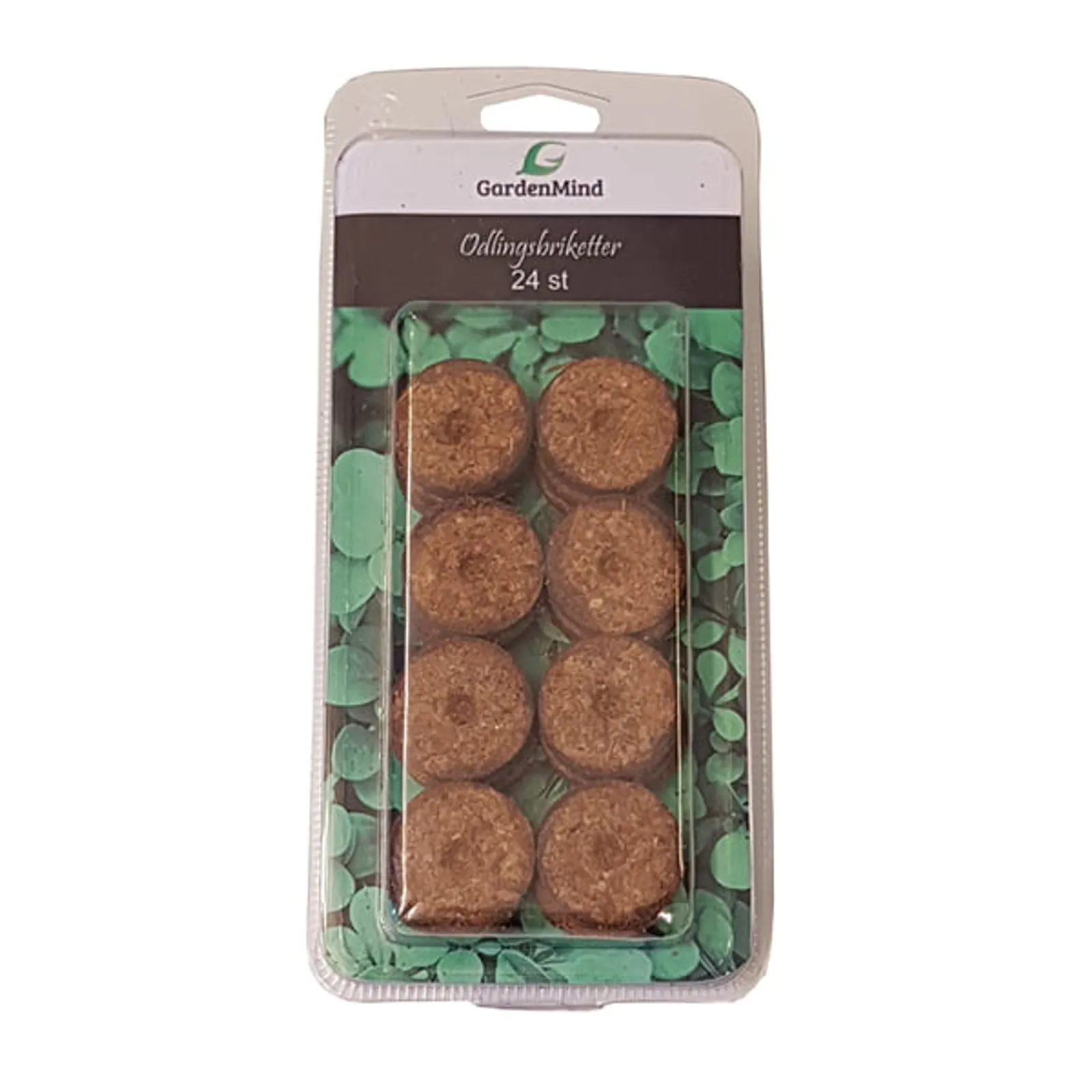 Odlingsbriketter GardenMind Torv 24-pack