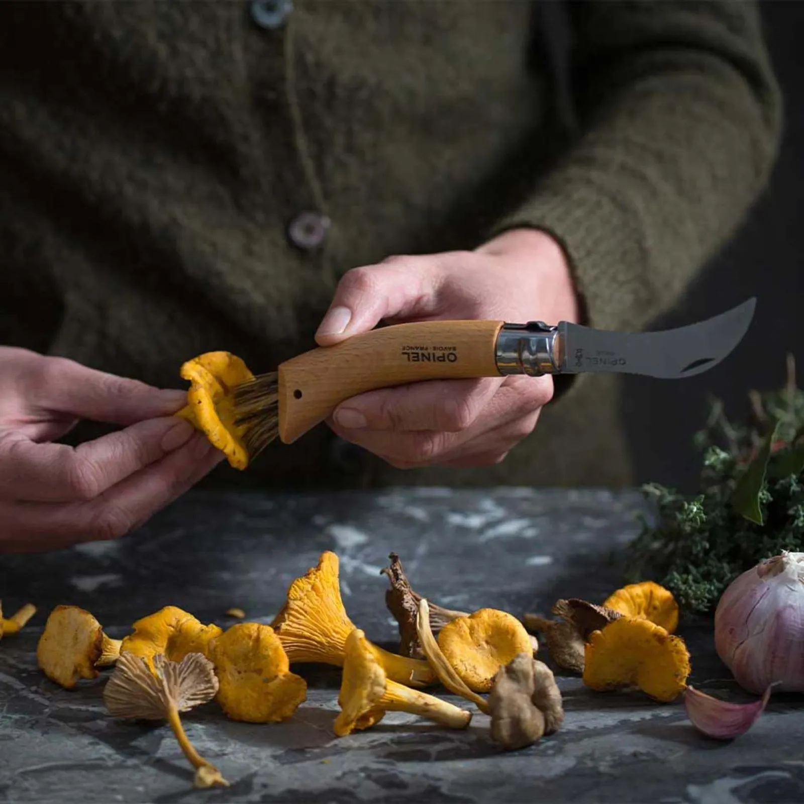 N08 Svampkniv Opinel — detalj 3