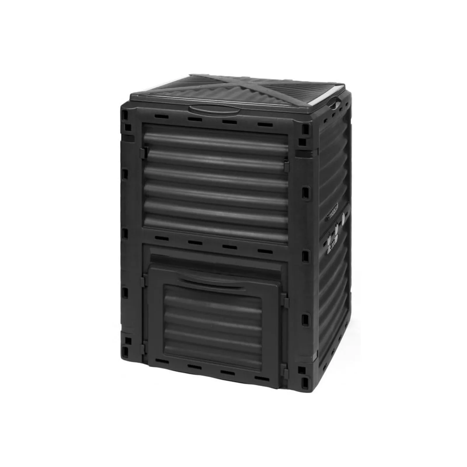 Trädgårdskompost greenline Garden Easy Svart 300 l — närbild