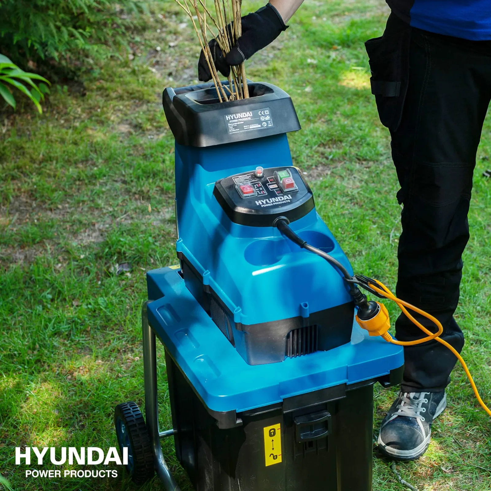 Kompostkvarn Hyundai Tystgående 2,8 kW — detalj 2