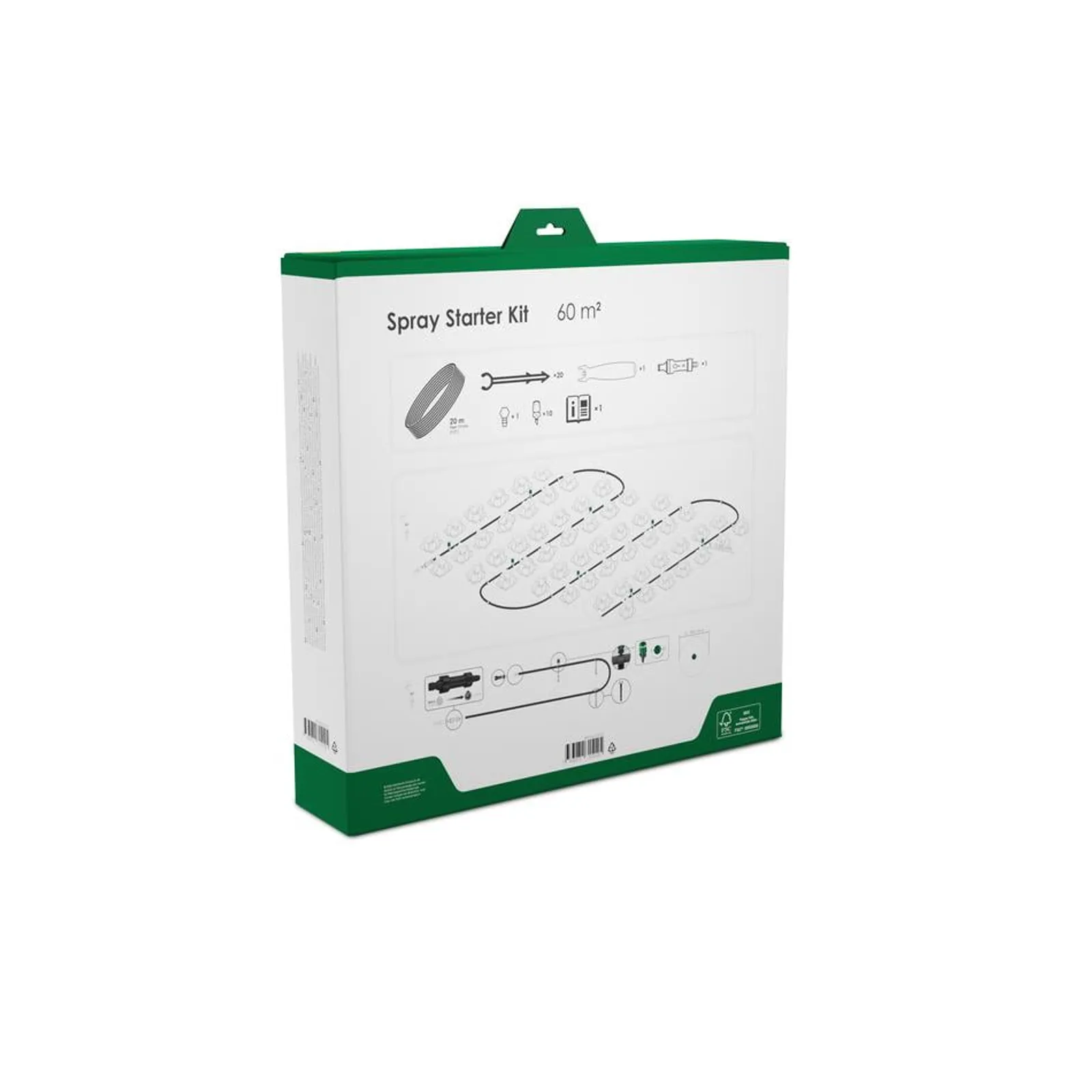 Bevattningsystem Micro Spray 60 m2 — detalj