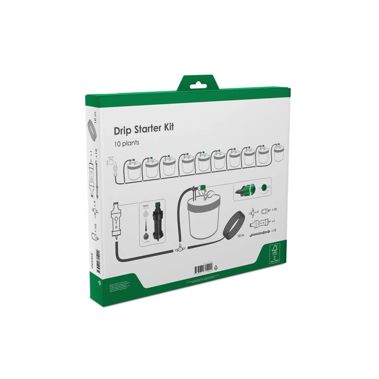 Bevattningsystem Grimsholm Micro Dropp 10 plantor — detalj