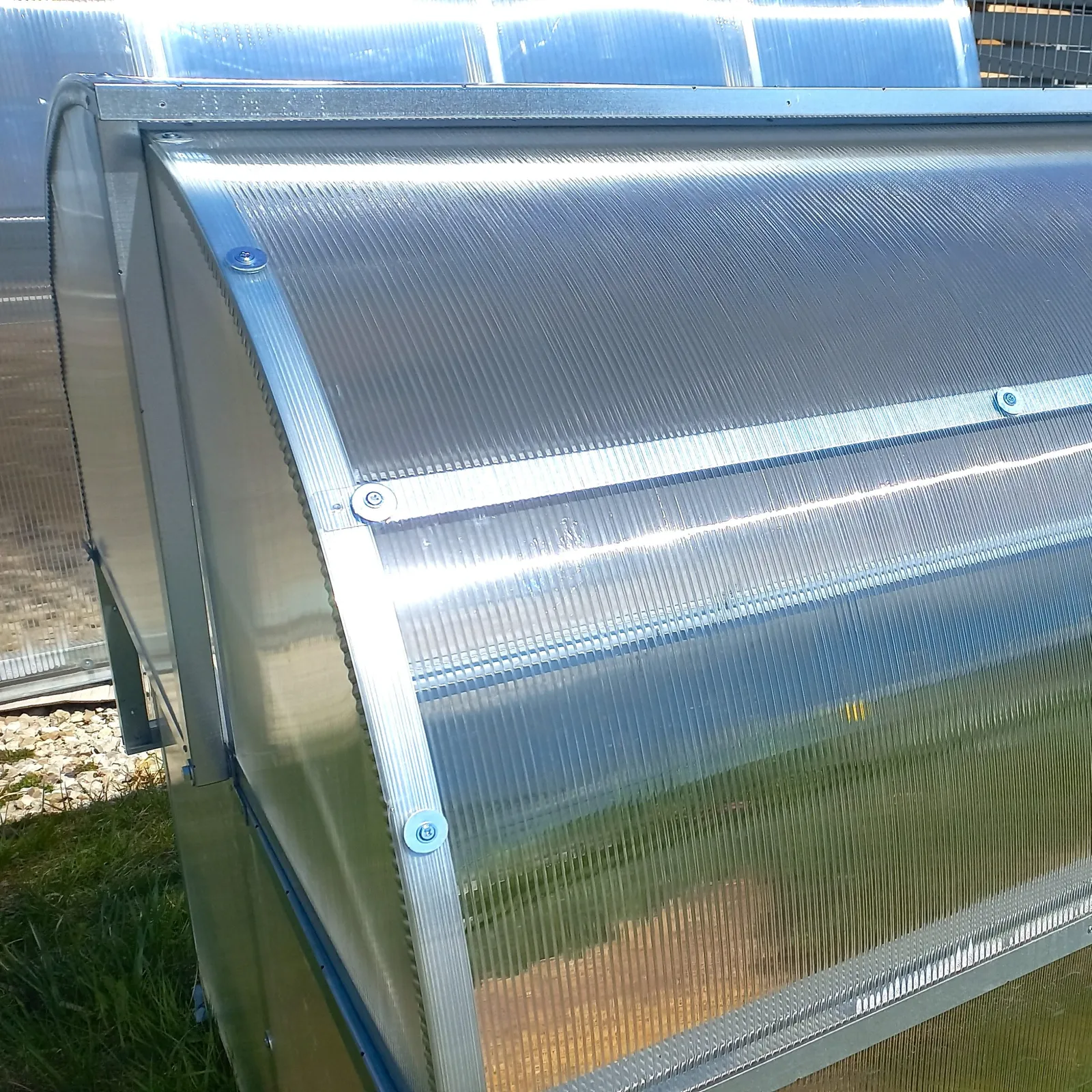EcoSlider Maxi miniväxthus 2,1 m², hög modell - bild 7