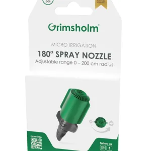Grimsholm justerbart spraymunstycke 180° för mikrobevattning – 5-pack